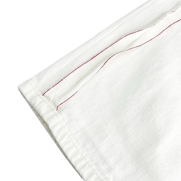 Levi’s 501 CT White Boyfriend Jeans Size * 8/29 * Button Fly Selvedge ct EUC - Picture 6 of 10